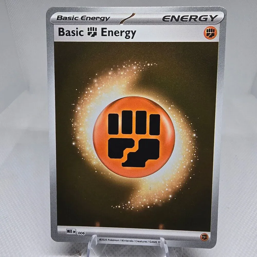 Pokémon Basic Energy Card MEE EN 006 reverse holo